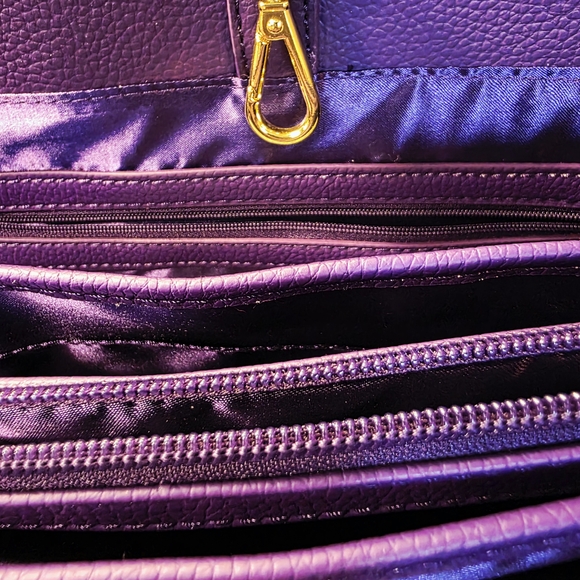 Unique Work/Play Purple Tote by Joy and Iman NWT - Picture 6 of 9